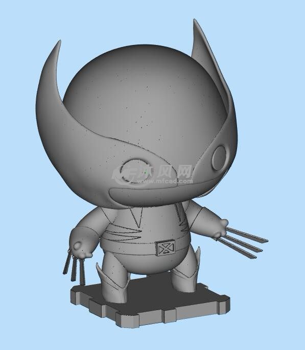 金刚狼三维模型