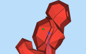 多边形吉尼龟模型侧视图