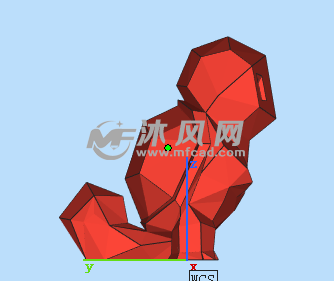 多边形吉尼龟模型侧视图