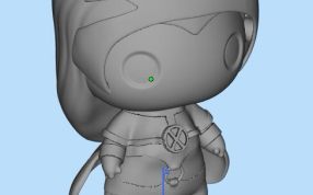 暴风女三维模型