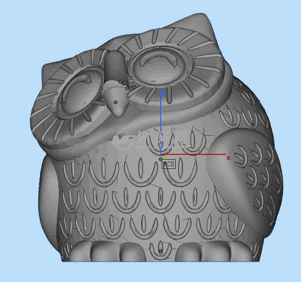 猫头鹰玩具模型