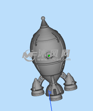 复古火箭设计图 