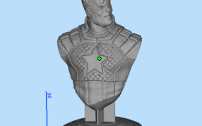 美国队长半身雕像 