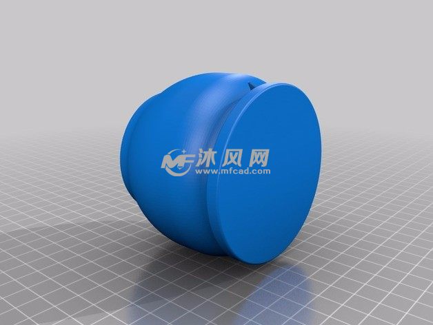 植物花盆整体结构