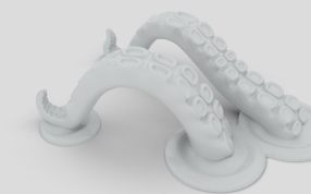 章鱼触手平板电脑支架实物图