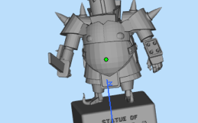 部落冲突皮卡超人雕像