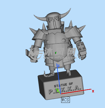 部落冲突皮卡超人雕像