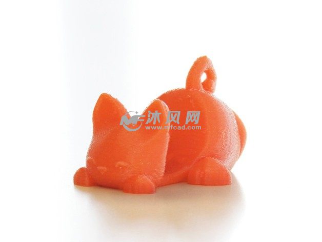 钥匙链手机支架-小猫