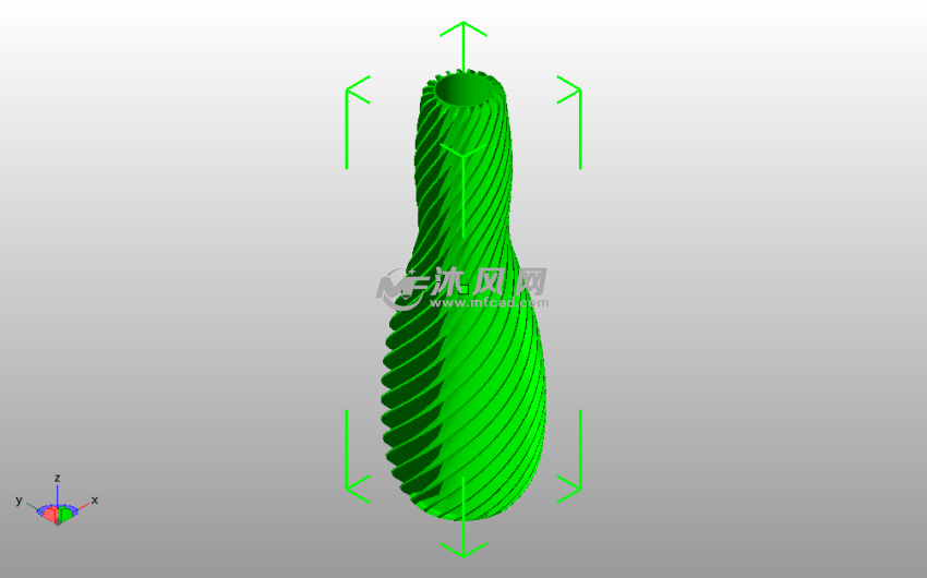 优质旋转花瓶-两段
