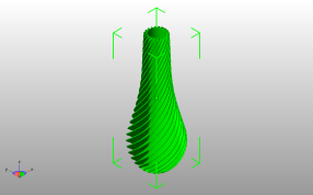 优质旋转花瓶-一段