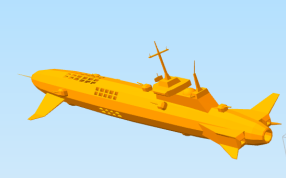 导弹驱逐舰模型