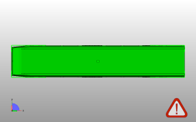 地铁车厢框架俯视图