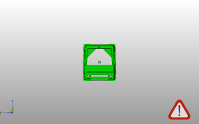 地铁车厢框架主视图