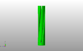 粉笔托架主视图