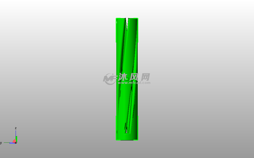 粉笔托架主视图