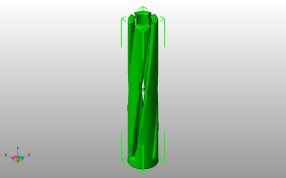 粉笔托架斜视图