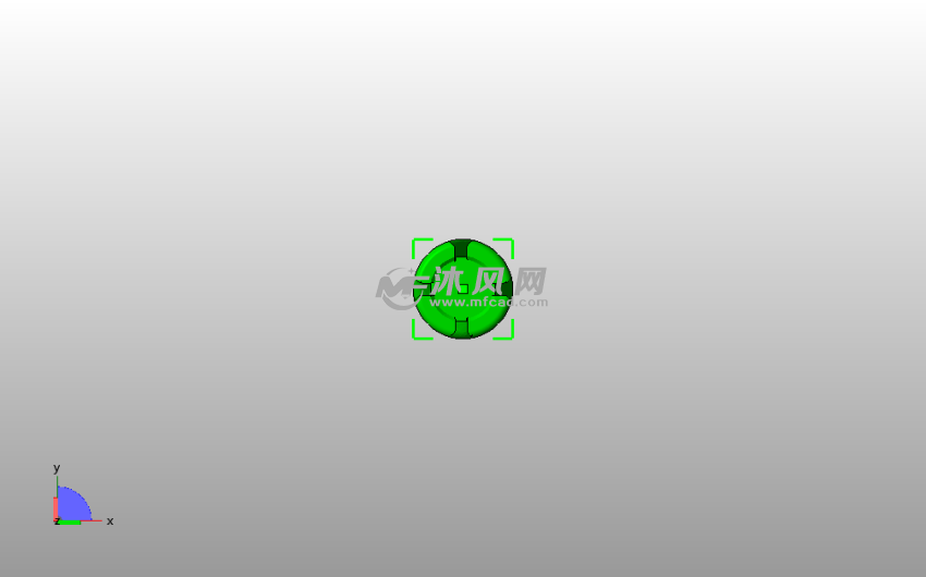 粉笔托架俯视图