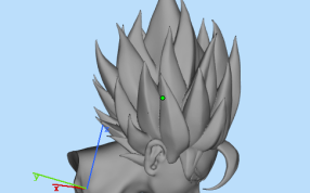 赛亚人三维造型