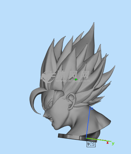 孙悟空头像三维模型