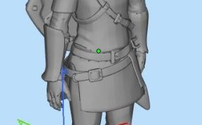 塞尔达林克三维模型