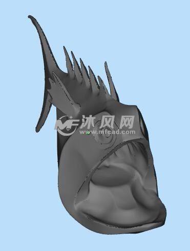 玩具鱼打印模型