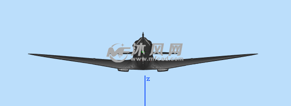 玩具飞机三维设计