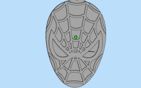 超级英雄钥匙扣三维设计