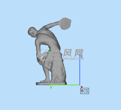 掷铁饼者三维模型
