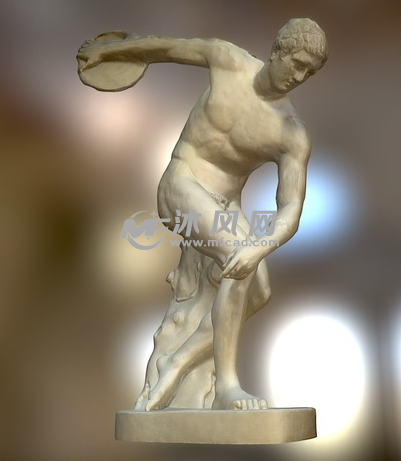 掷铁饼者实物图