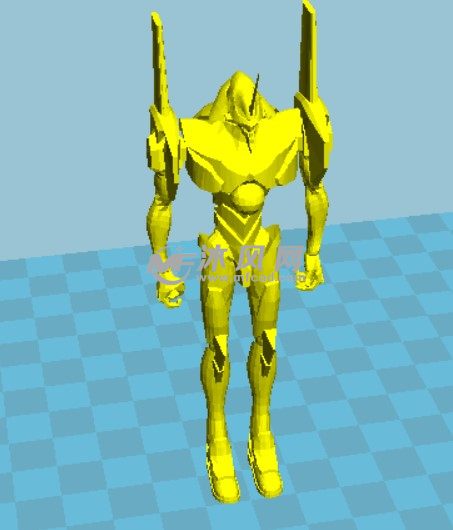 机器人战士正视图