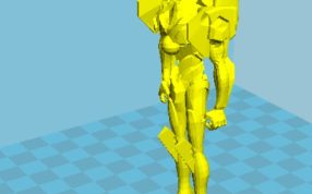 机器人战士侧视图