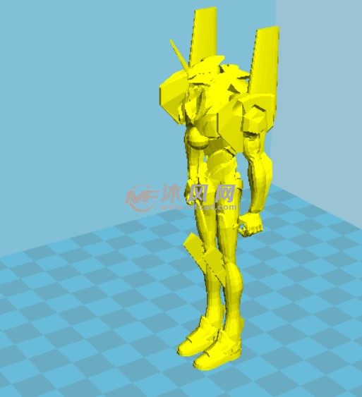 机器人战士侧视图