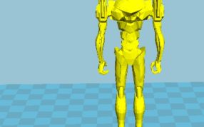 机器人战士后视图