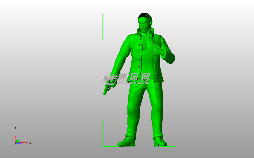 复活漫画人物主视图