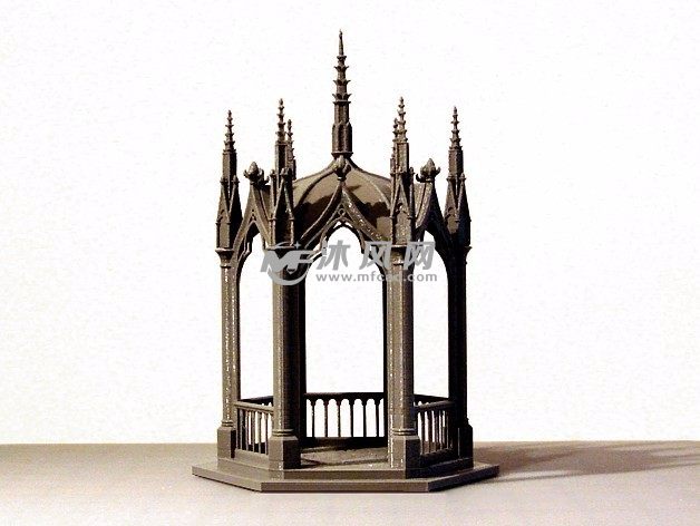 哥特式小亭子效果图没有人像