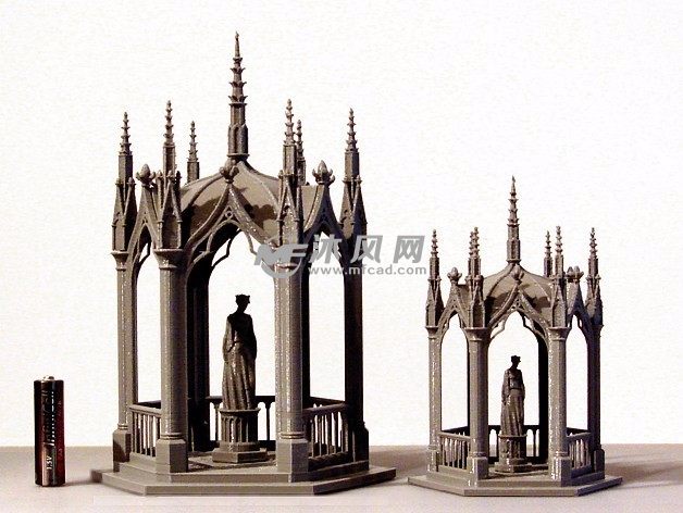哥特式小亭子效果图