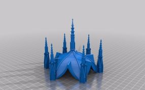 哥特式小亭子盖子