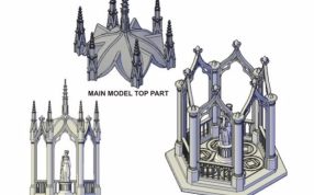 哥特式小亭子设计图