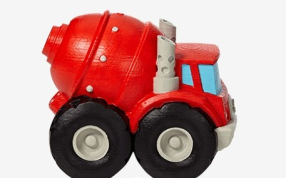 水泥搅拌玩具车上色成品图