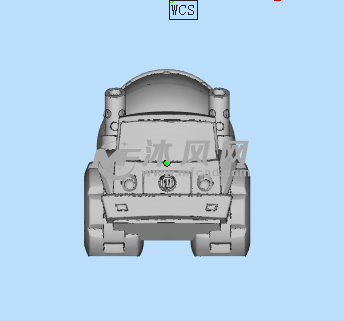 水泥搅拌车三维模型