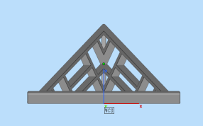 三角形支架模型