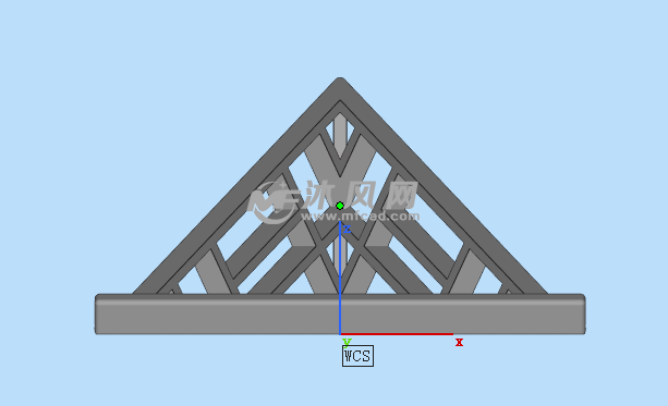 三角形支架模型