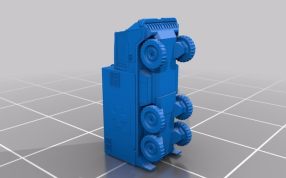 军用卡车带车厢