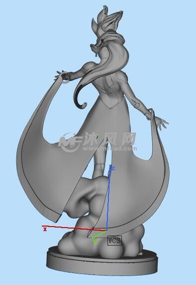 暴风女打印模型