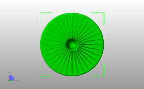 蘑菇盖笔筒俯视图