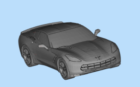 雪弗兰汽车模型整体图