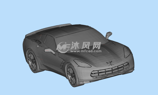 雪弗兰汽车模型整体图