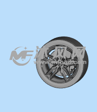 汽车轮胎三维图