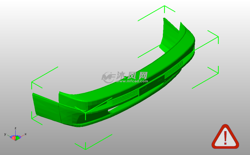 尼桑S13前保险杠斜视图