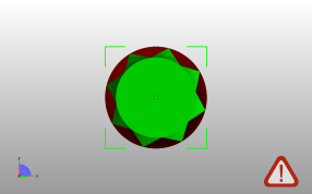 曲折笔筒俯视图